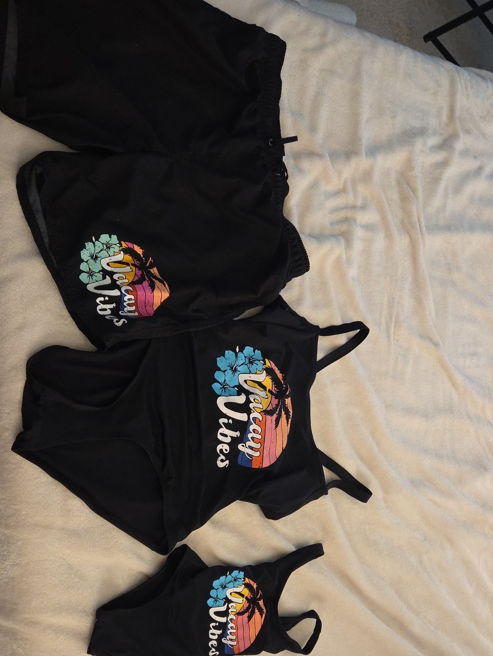 Family Matching Vacation Swimsuit Set